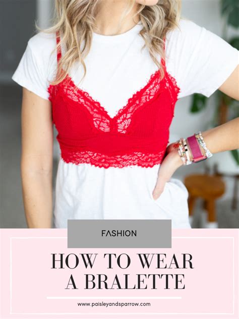 how to wear a bralette.